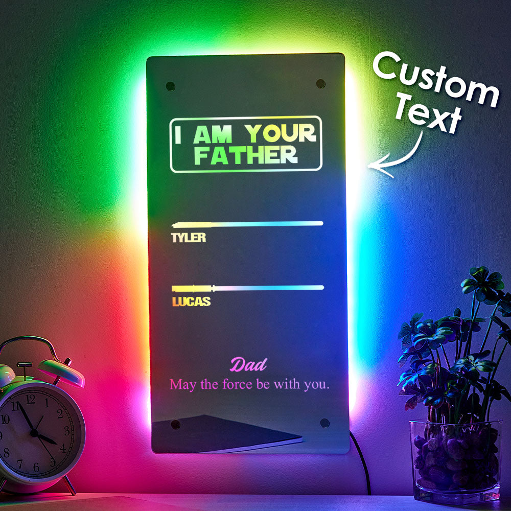 Father Lightsaber Mirror Light