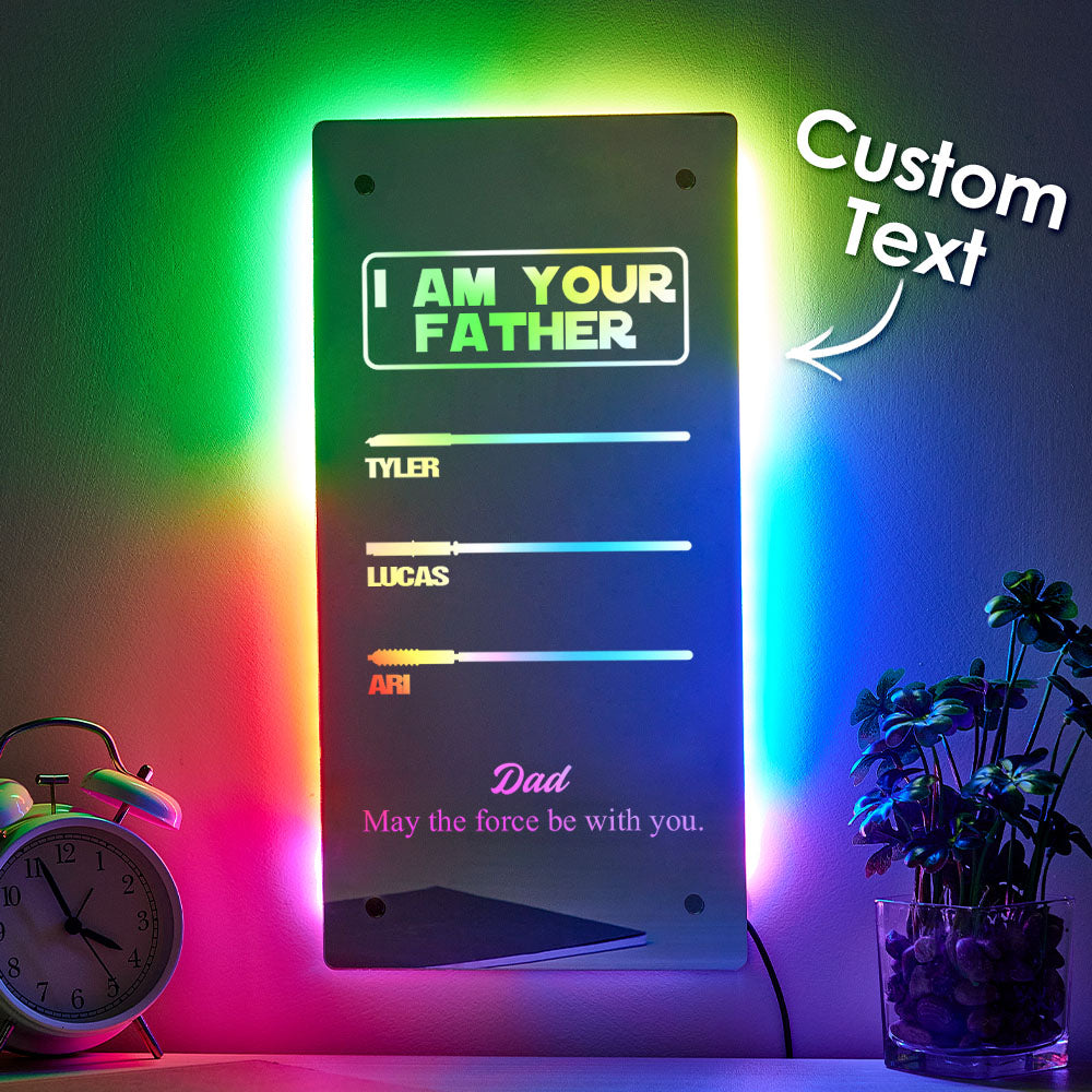 Their Father Lightsaber Mirror Light