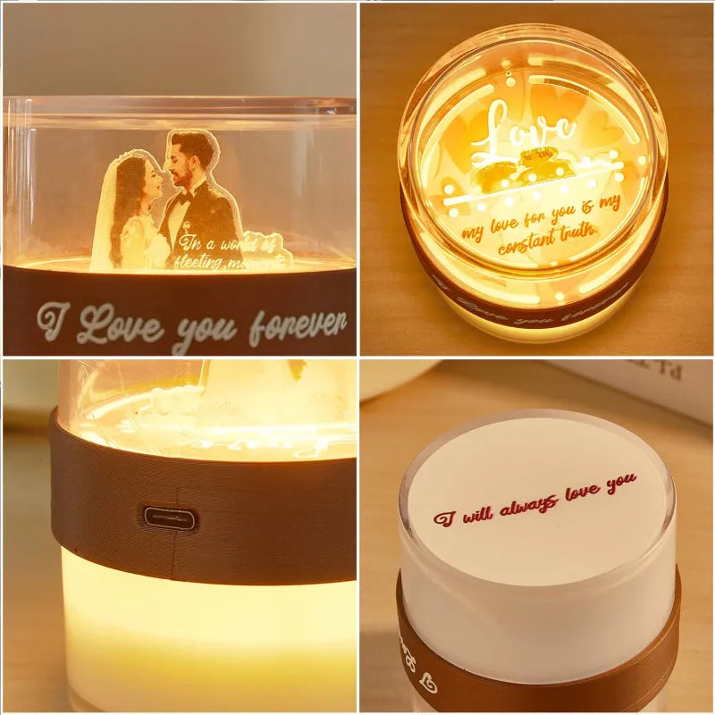 Hourglass Acrylic Night Light