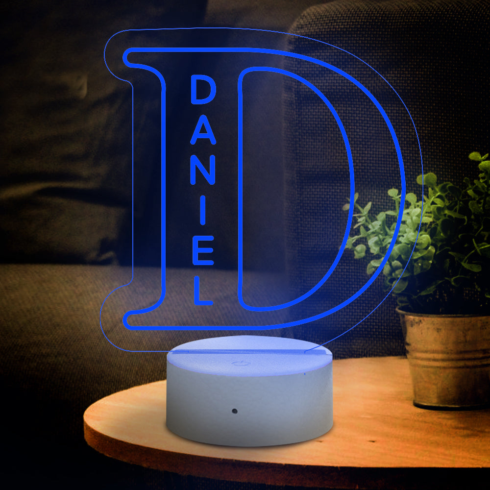 A-Z Letter Name Night Light