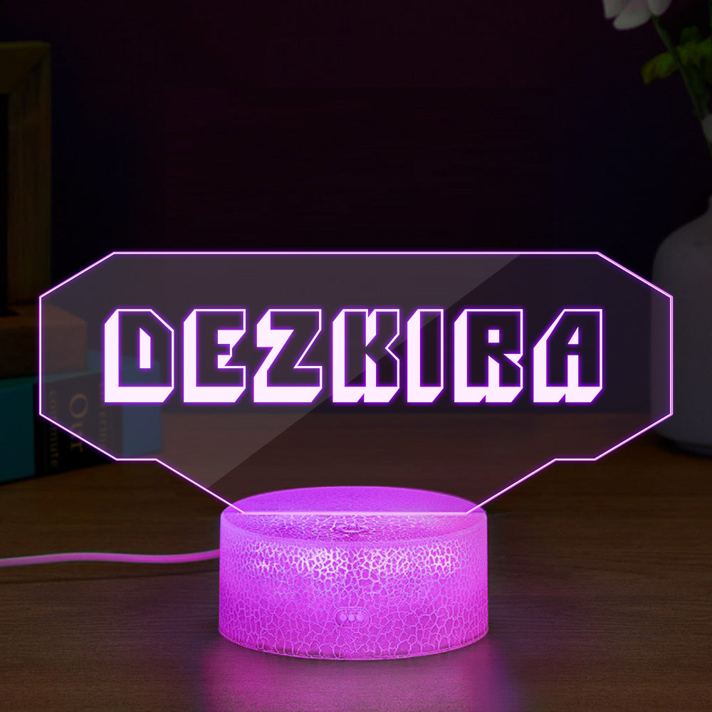 Gaming Tag Night Light