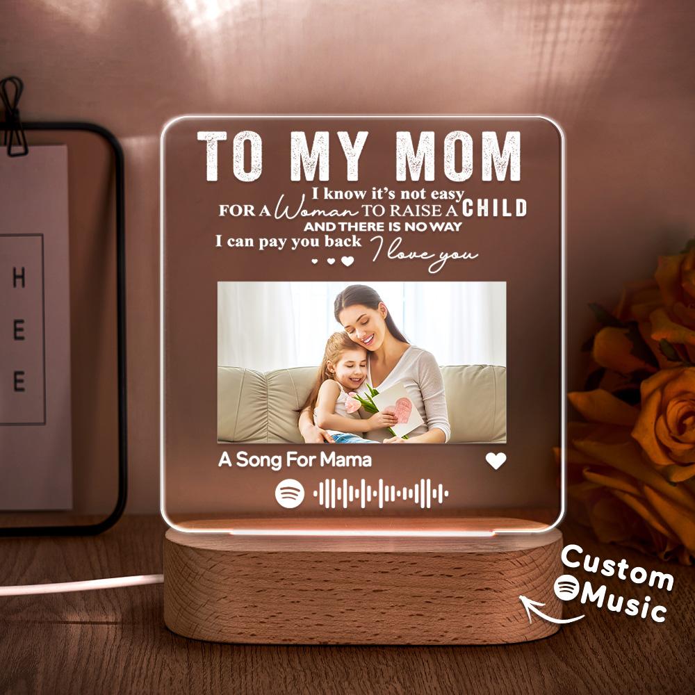 Music Plaque Acrylic QR Lamp