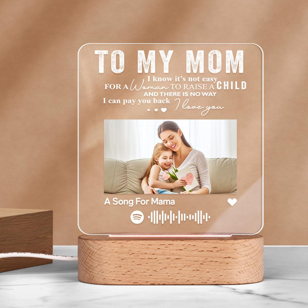 Music Plaque Acrylic QR Lamp