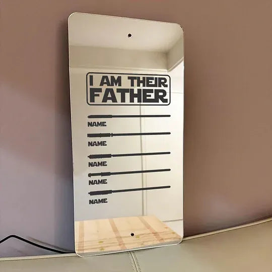 Their Father Lightsaber Mirror Light