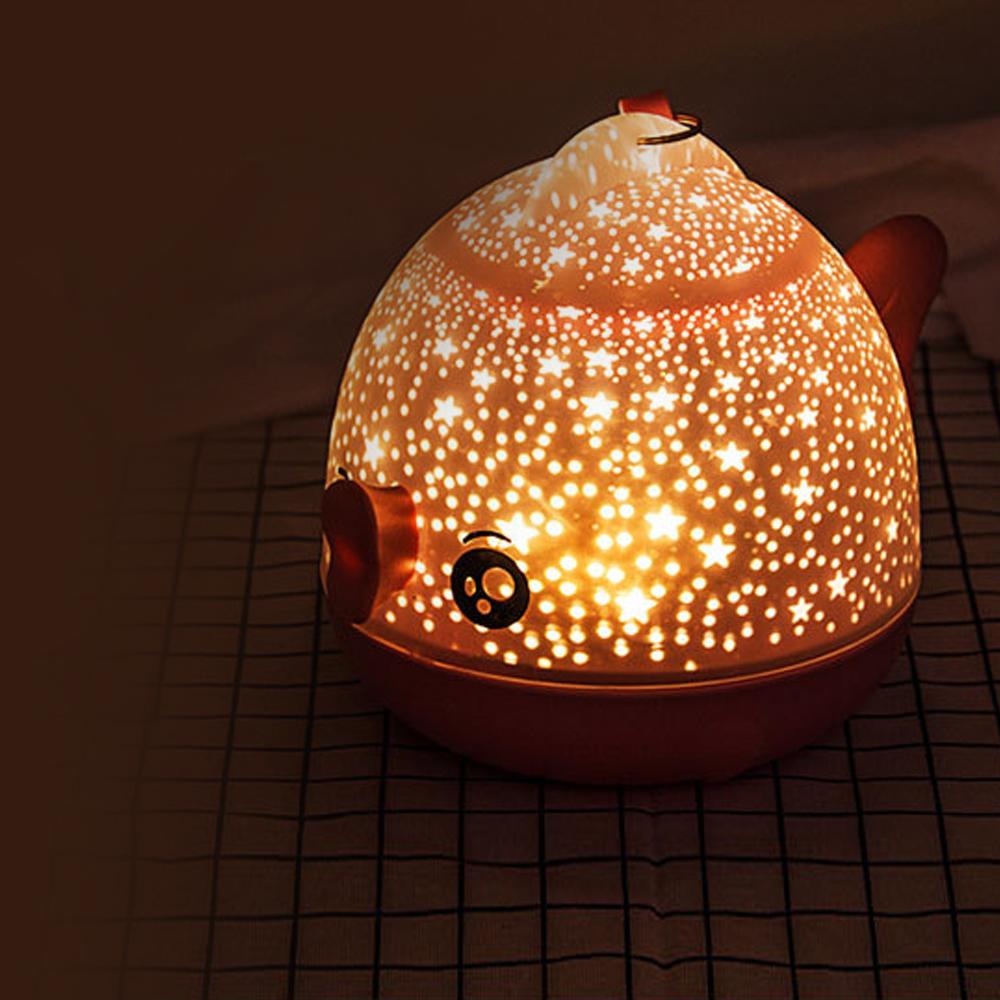 Lucky Fish Star Projection Night Light