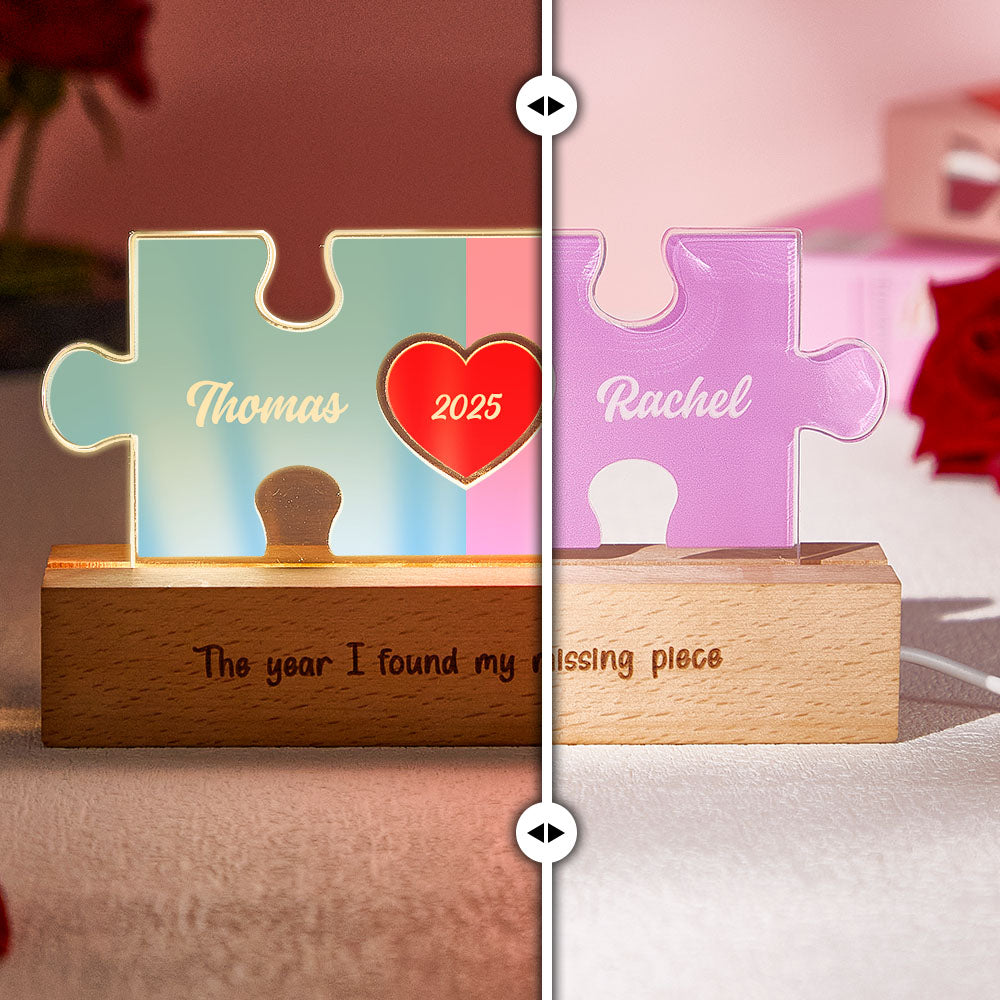 Couple Puzzle LED Night Light