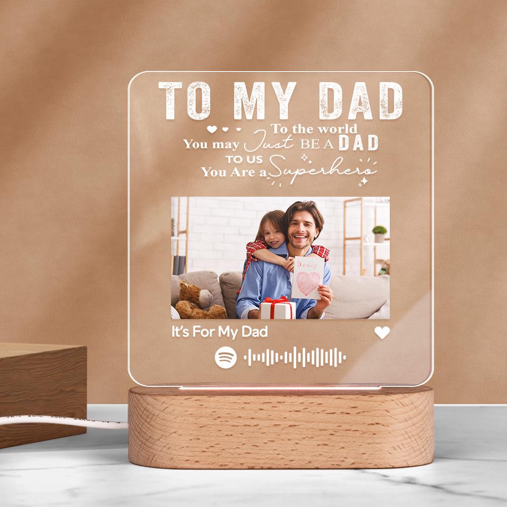 Music Plaque Acrylic QR Lamp
