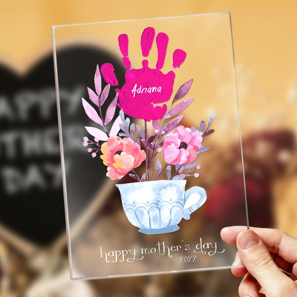 Name and Date Handprint Night Light